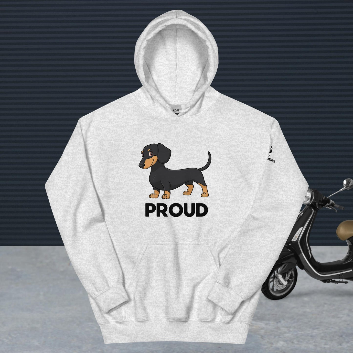 Proud Dachshund Hoodie: Sausage Dog, Aussie Design, Dog Lover Gift