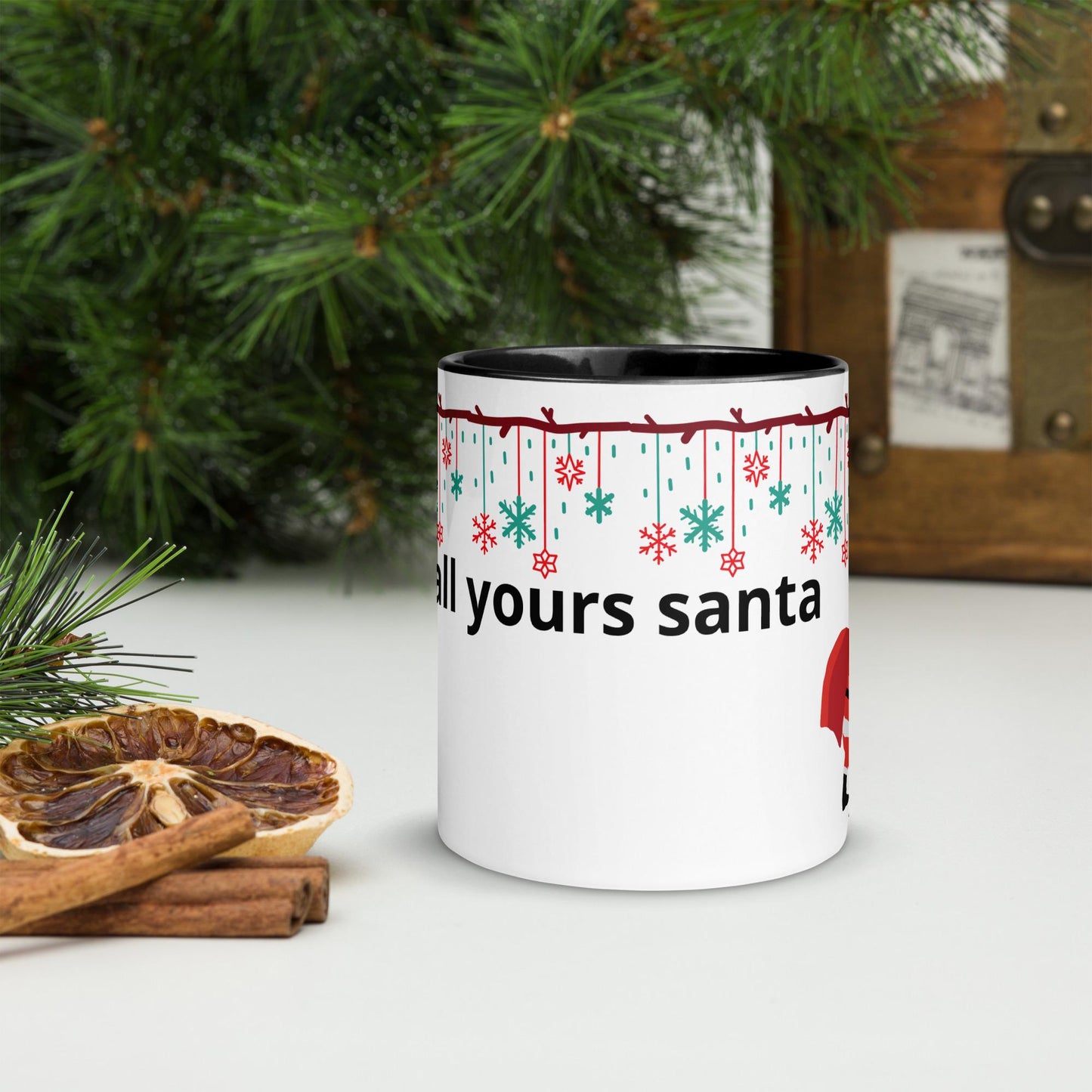 All Yours Santa Christmas Mug