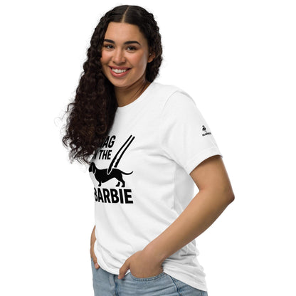 Snag on the Barbie - Aussie Slang Tee, Australian Xpat T-shirt, Australian BBQ Shirt