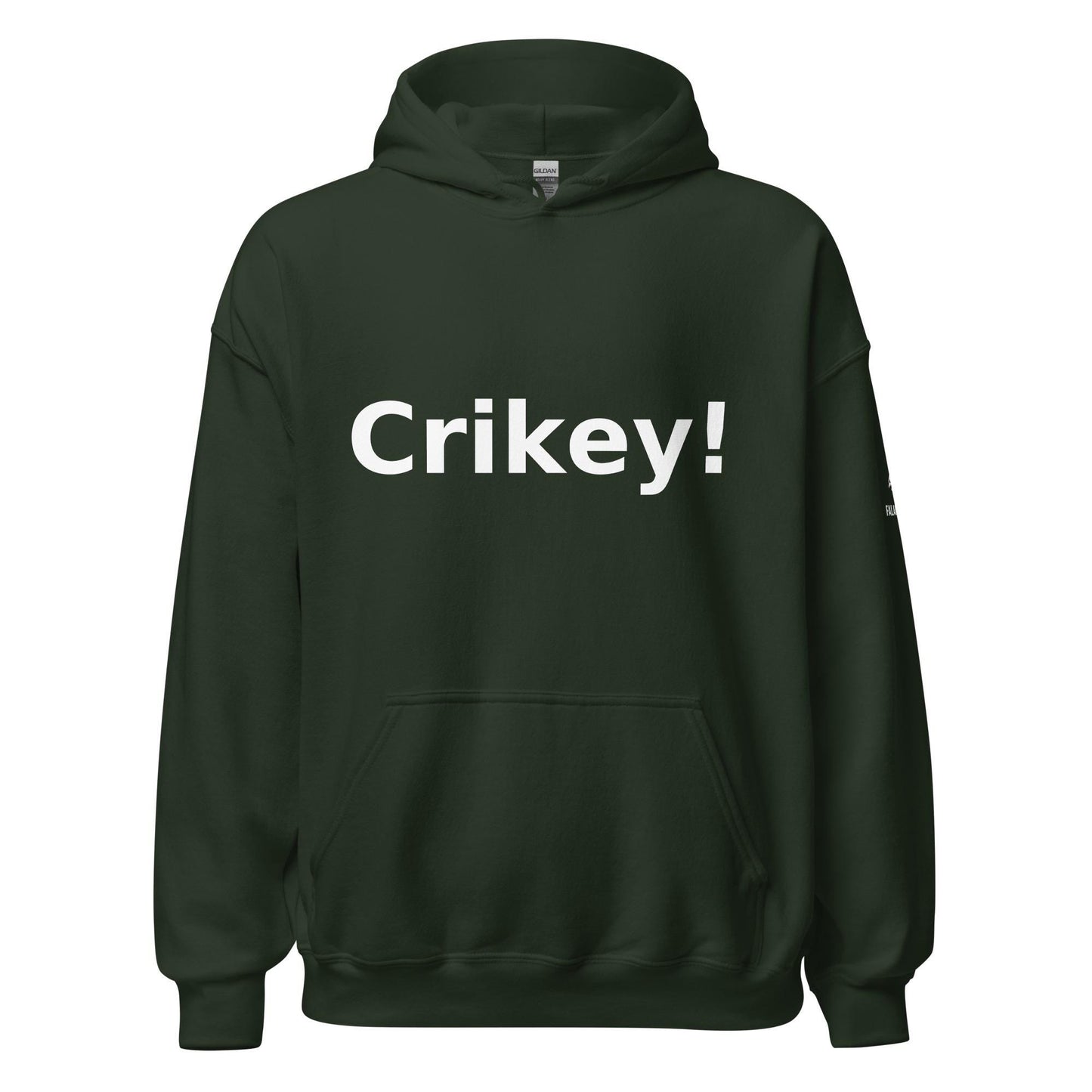 Crikey! - Aussie Slang Hoodie, Bold, Streetwear, Fun Australian Humor