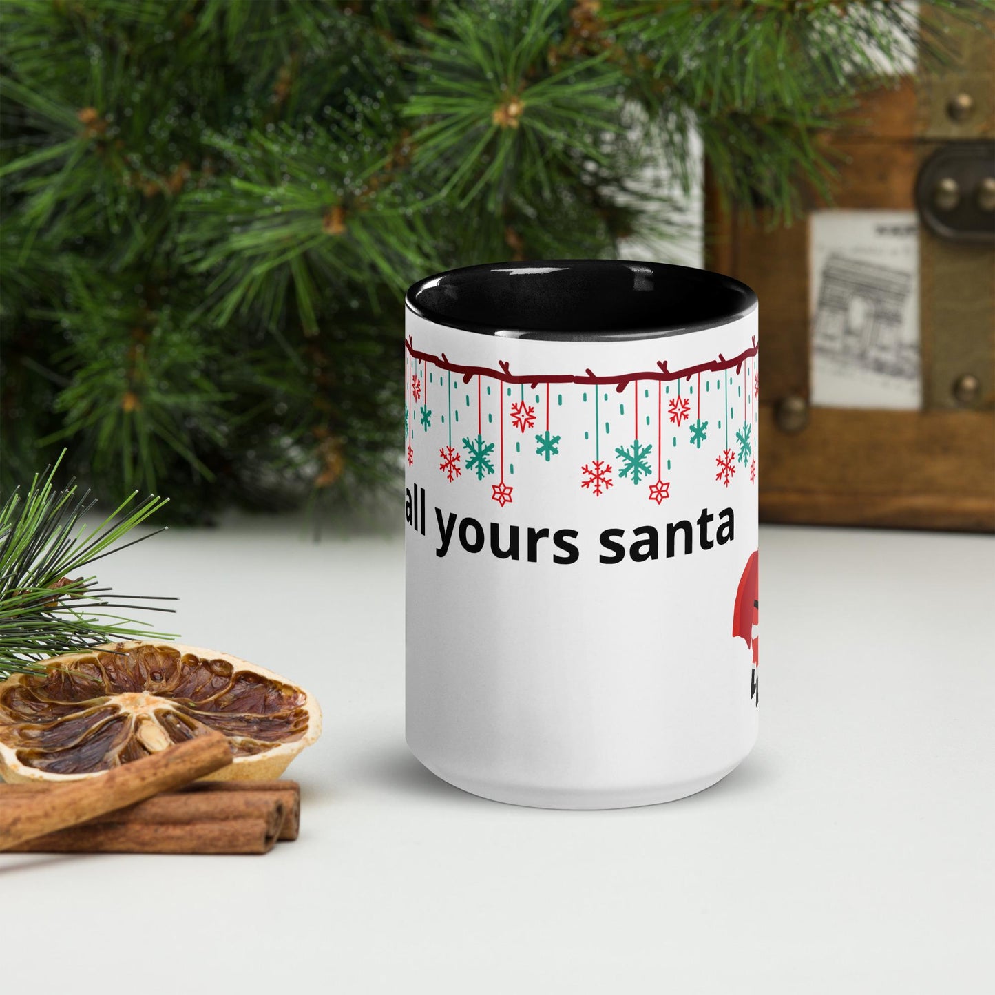 All Yours Santa Christmas Mug