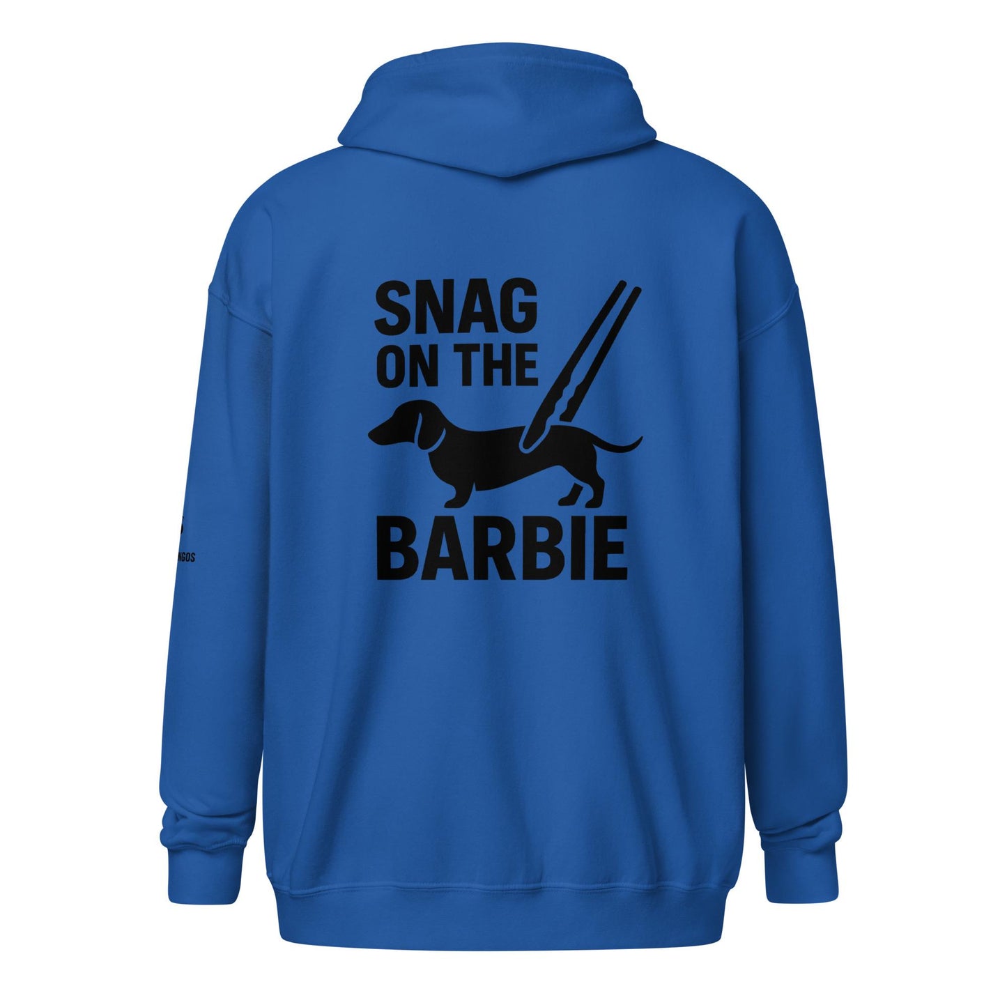 Snag on the BBQ unisex zip hoodie