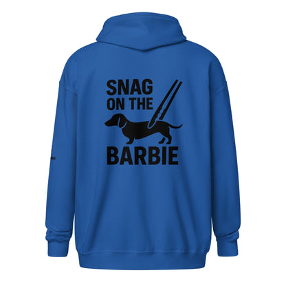 Snag on the BBQ unisex zip hoodie