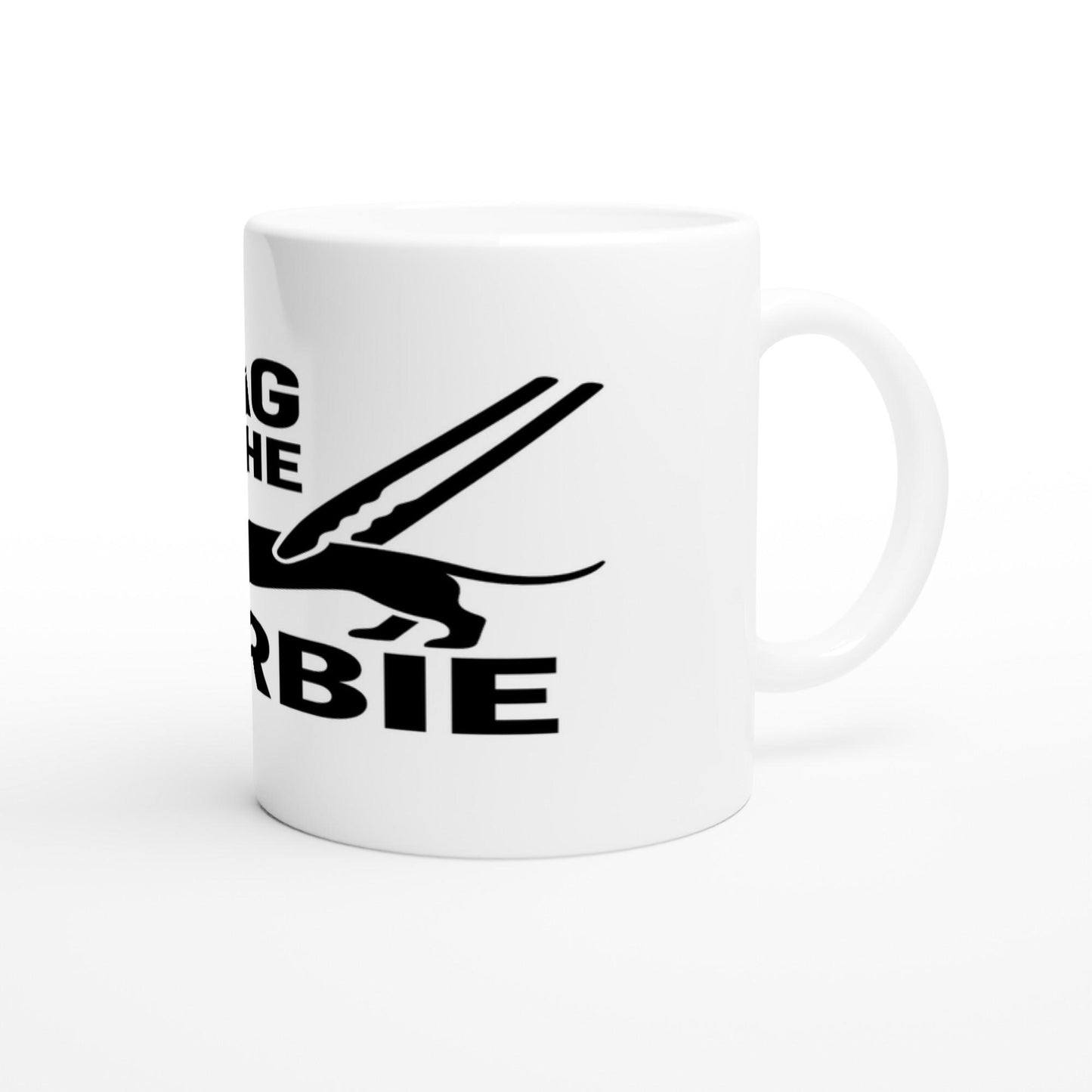 Snag on the Barbie! Gift Mug, Aussie Slang, Dachshund Fun, Xpat Gift.