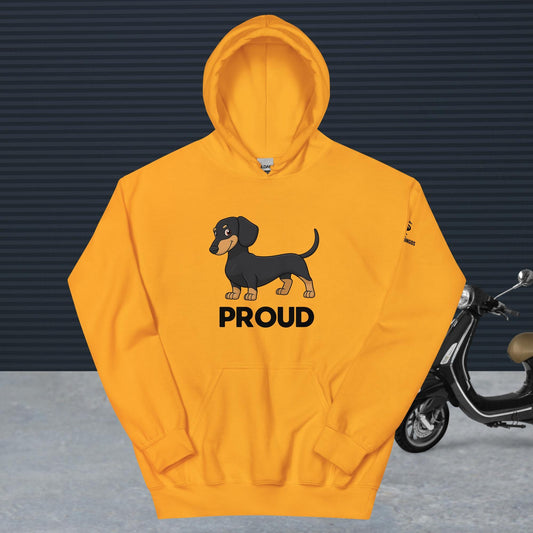 Proud Dachshund Hoodie: Sausage Dog, Aussie Design, Dog Lover Gift