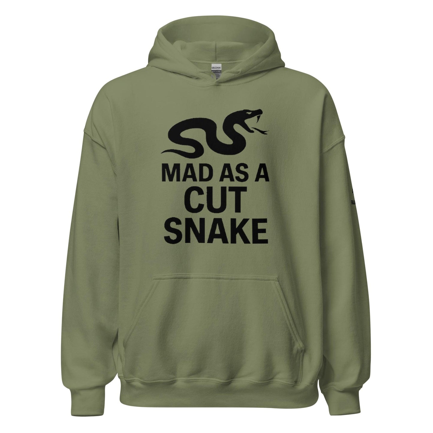 Mad as a Cut Snake - Crazy, Aussie Slang, Streetwear, Funny, Unisex, Xpat Gift, Have a Laugh