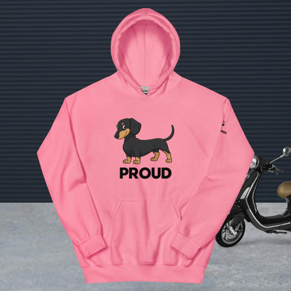 Proud Dachshund Hoodie: Sausage Dog, Aussie Design, Dog Lover Gift