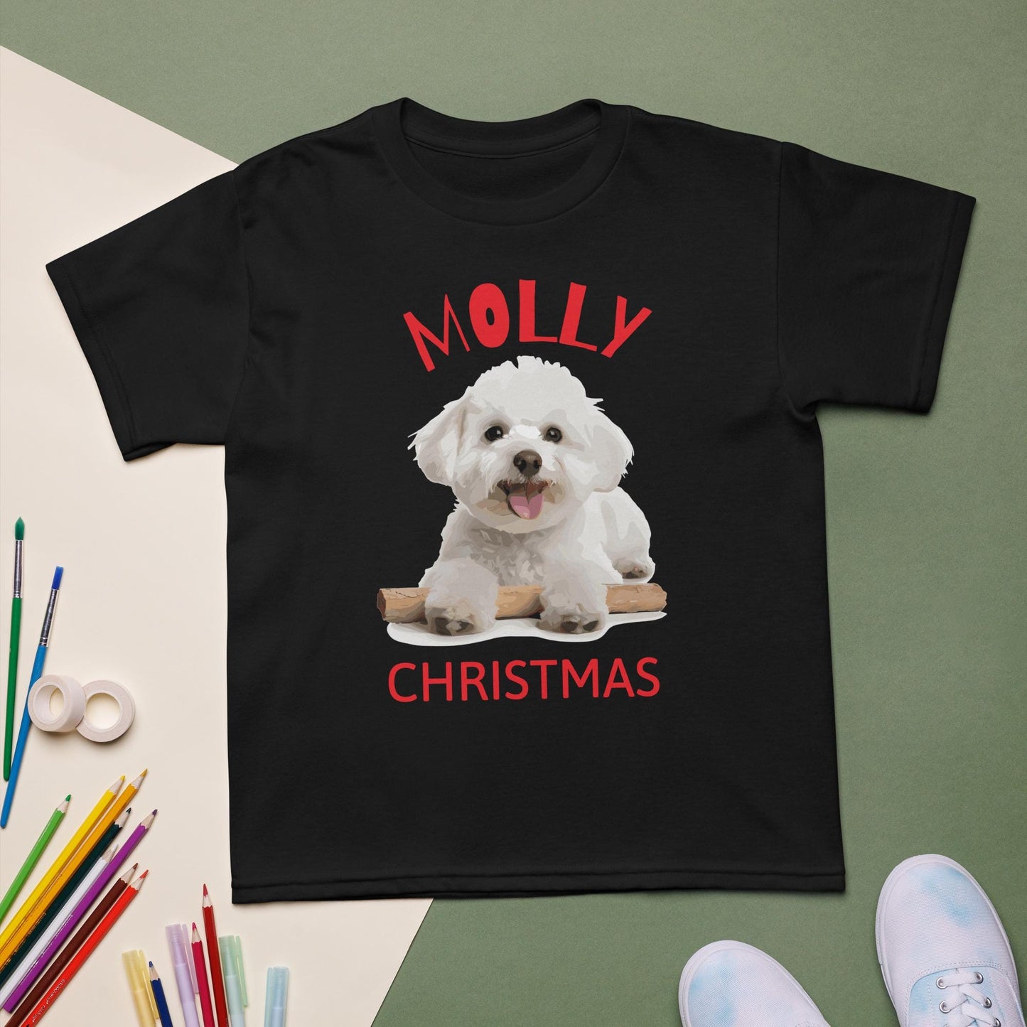 Molly Christmas Tee - Youth t-shirt