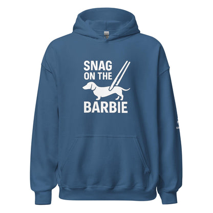 Australian Slang 'Snag on the Grill' Unisex Hoodie: Aussie BBQ