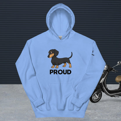 Proud Dachshund Hoodie: Sausage Dog, Aussie Design, Dog Lover Gift