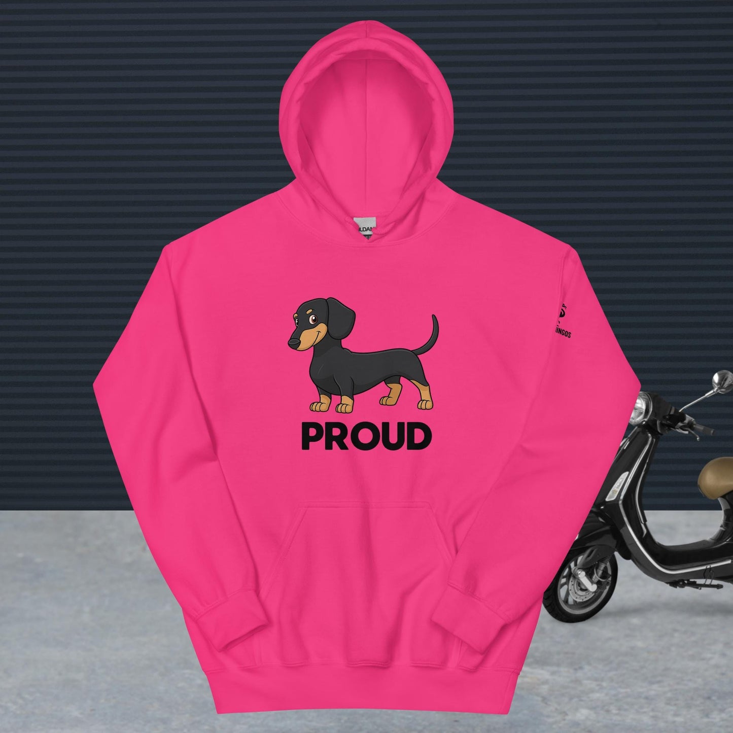 Proud Dachshund Hoodie: Sausage Dog, Aussie Design, Dog Lover Gift