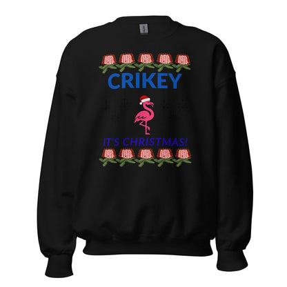 Australian Ugly Christmas Sweater – CRIKEY, Cozy Jumper for Friends from Down Under