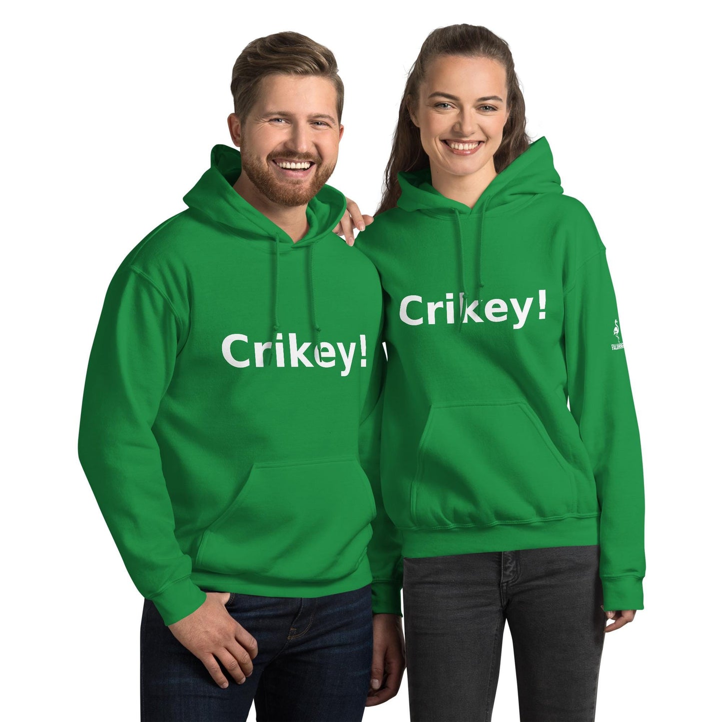 Crikey! - Aussie Slang Hoodie, Bold, Streetwear, Fun Australian Humor