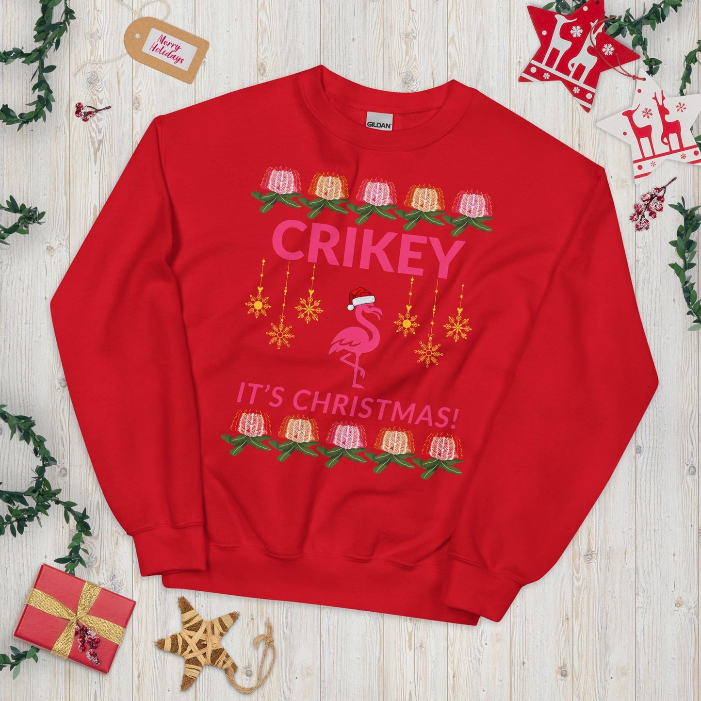 Australian Ugly Christmas Sweater – Cozy Jumper for Friends from Down Under