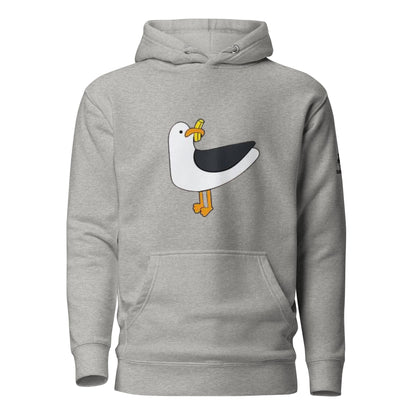 Aussie Seagull with a Chip - heavy quality hoodie