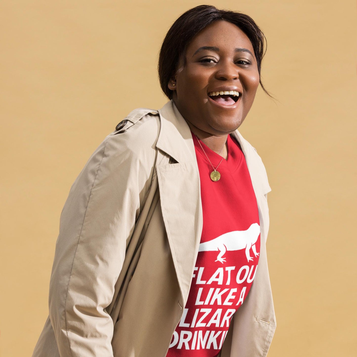 Flat Out Like a Lizard Drinking - Aussie Slang Sweatshirt, Windcheater, Australian Humour, Expat Gift