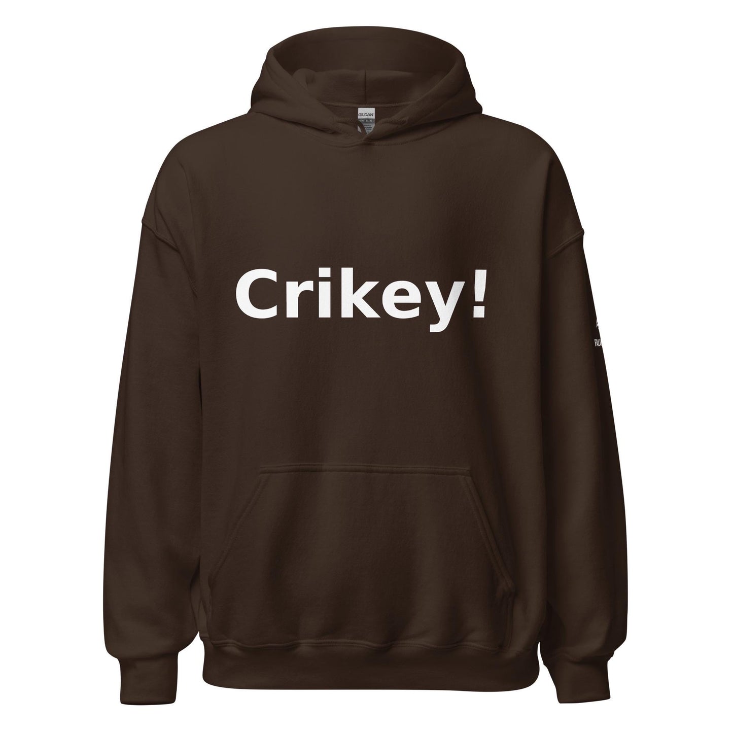 Crikey! - Aussie Slang Hoodie, Bold, Streetwear, Fun Australian Humor