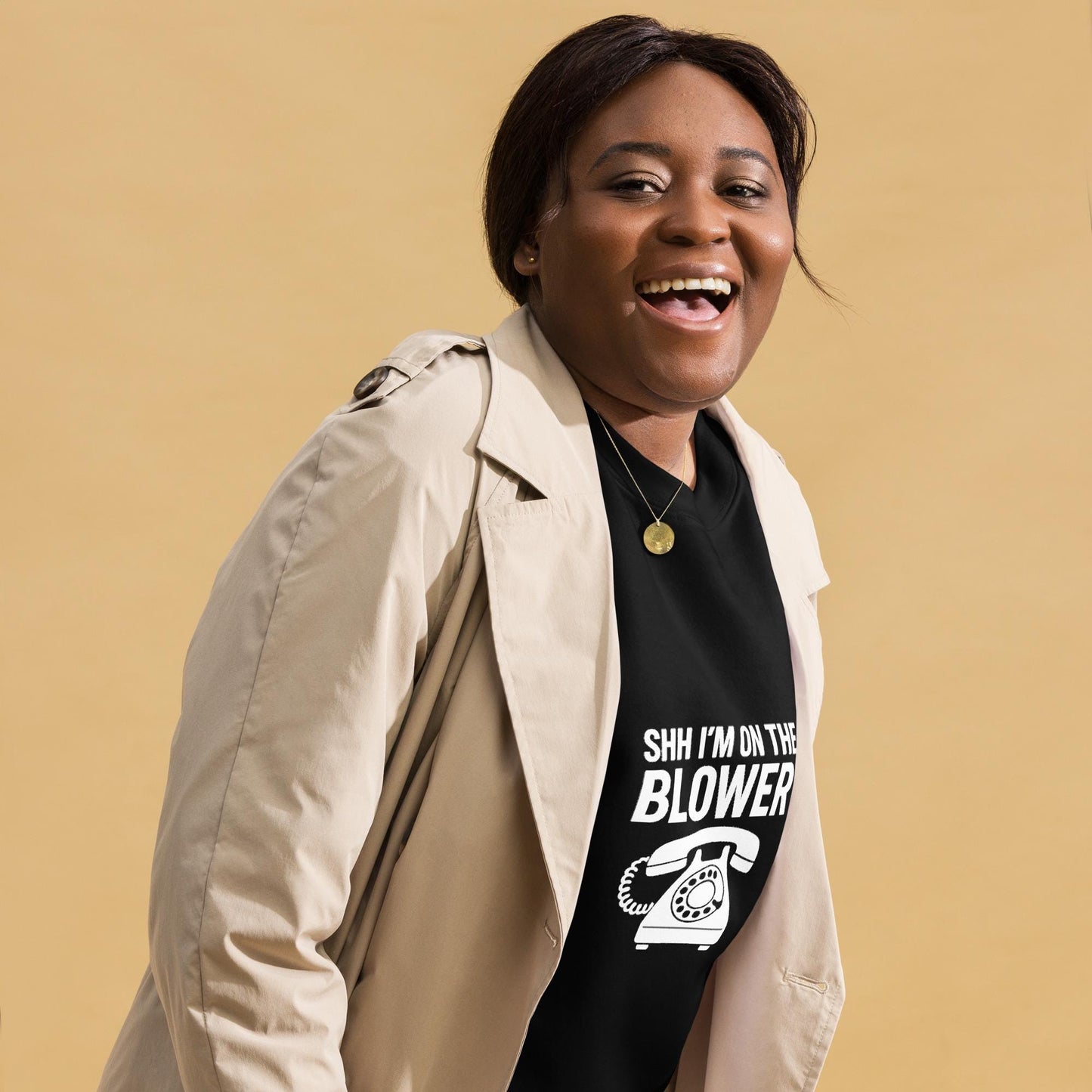 Aussie Slang Sweatshirt: "Shh I'm on the Blower" - Australian Gift