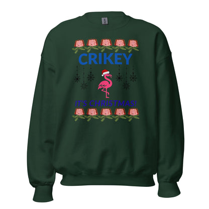 Australian Ugly Christmas Sweater – CRIKEY, Cozy Jumper for Friends from Down Under