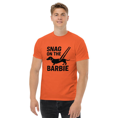 Snag on the BBQ - Australian Humour, Aussie Saying, Australian Expat T-shirt, Slang