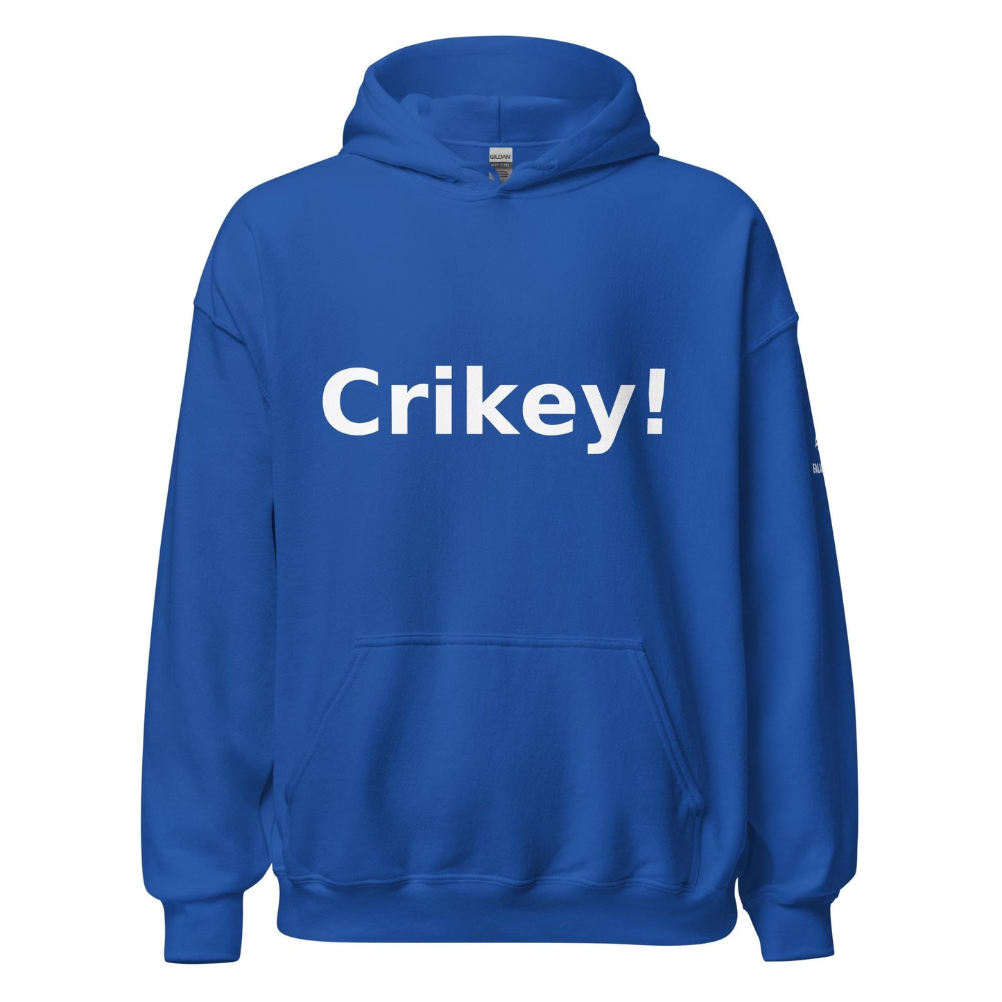 Crikey! - Aussie Slang Hoodie, Bold, Streetwear, Fun Australian Humor