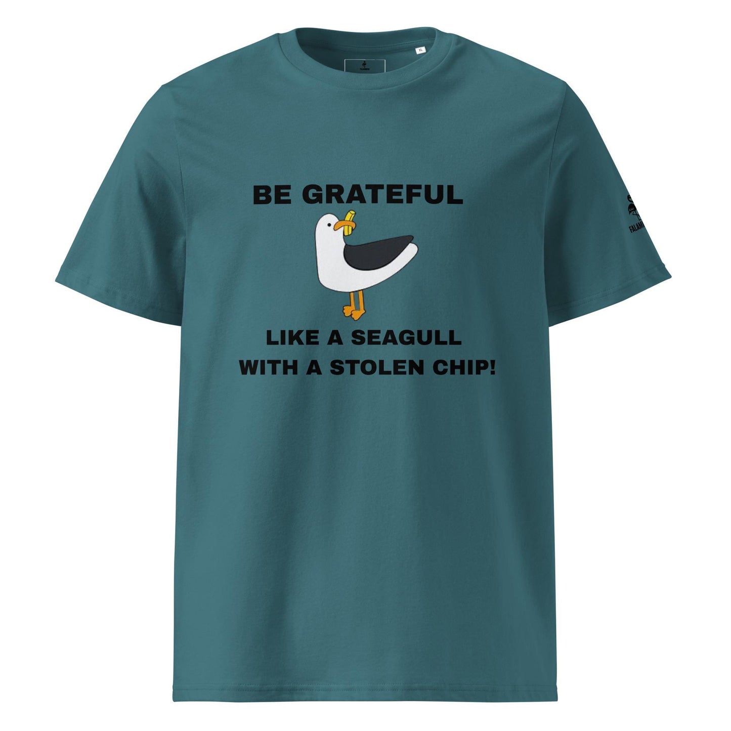 Be Grateful Seagull Thanksgiving Tee: Aussie Humor Gift