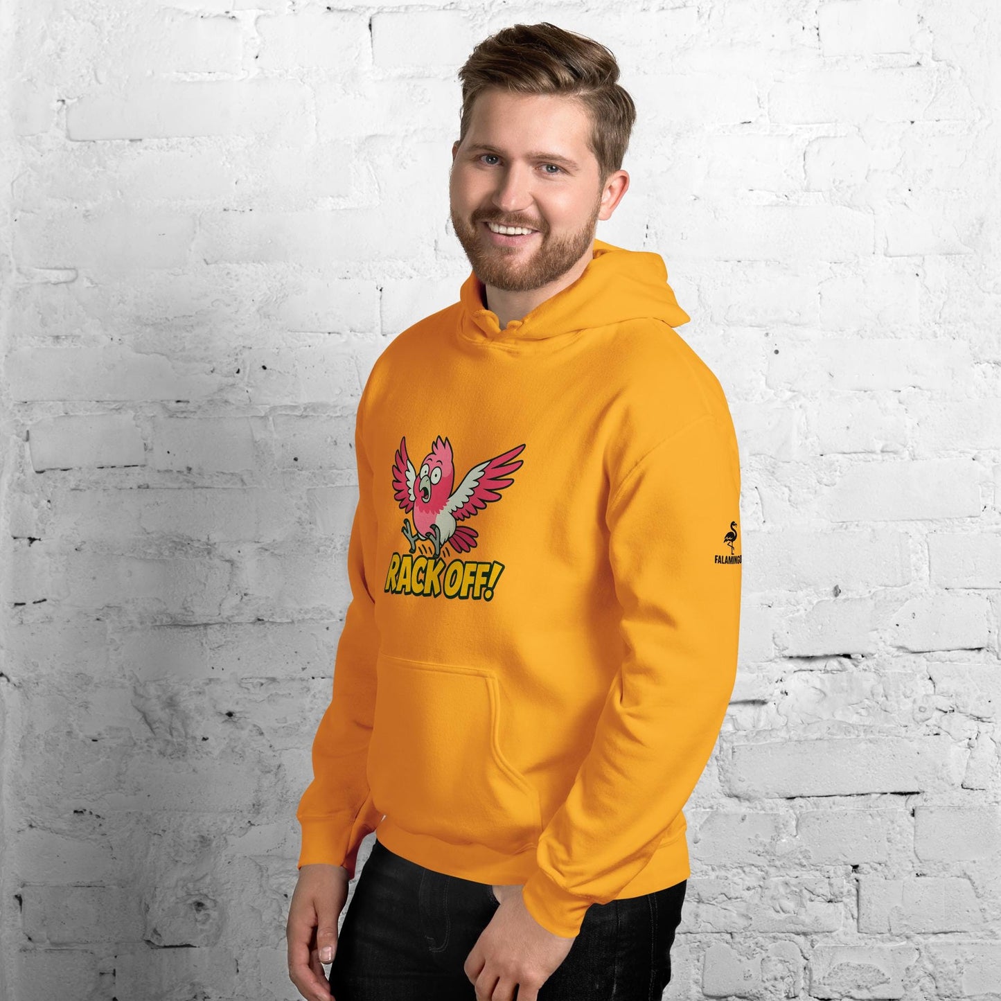 Rack Off! - Aussie Slang Unisex Hoodie, Fun Australian Sayings, Expat Gift