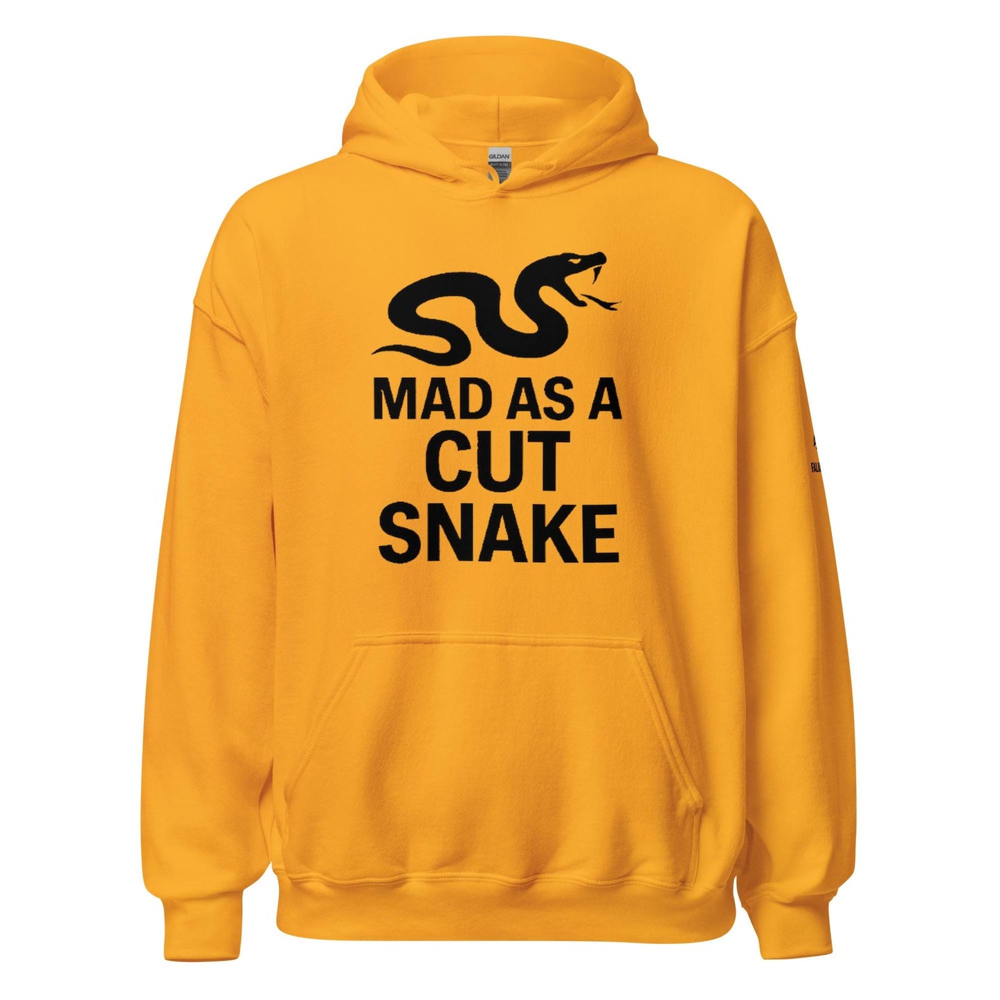 Mad as a Cut Snake - Crazy, Aussie Slang, Streetwear, Funny, Unisex, Xpat Gift, Have a Laugh