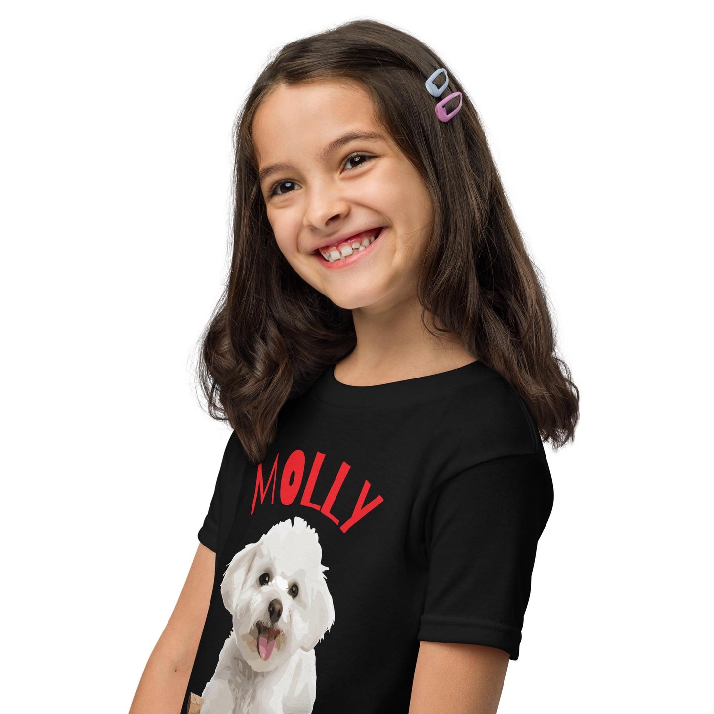 Molly Christmas Dog Tee - Kids Tee