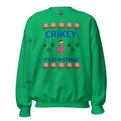 Australian Ugly Christmas Sweater – CRIKEY, Cozy Jumper for Friends from Down Under