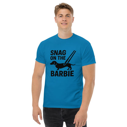 Snag on the BBQ - Australian Humour, Aussie Saying, Australian Expat T-shirt, Slang