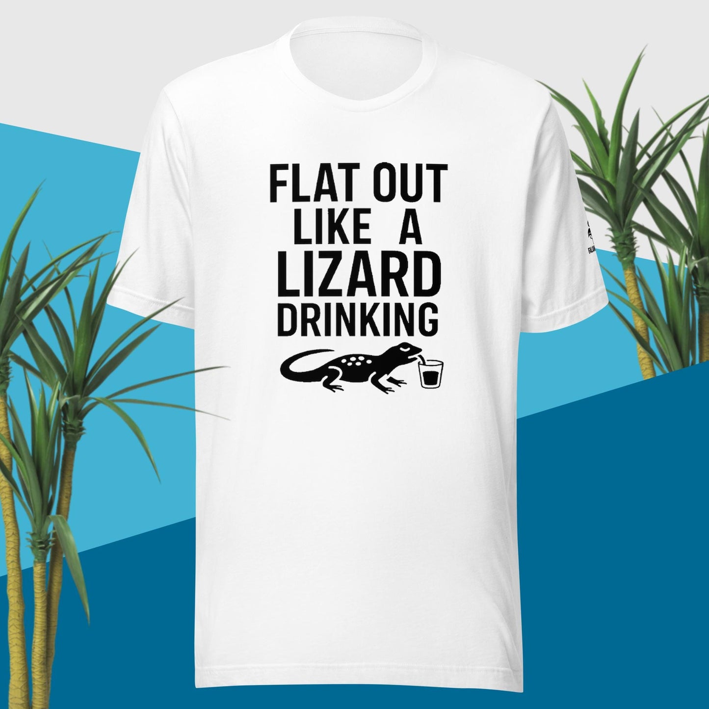 Flat Out Like a Lizard Drinking Tee: Aussie Slang, Australian Xpat T-shirt, Funny Unisex Shirt